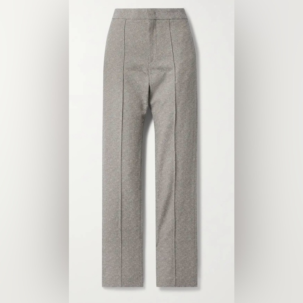 ISABEL MARANT Jarokia tweed straight-leg pants